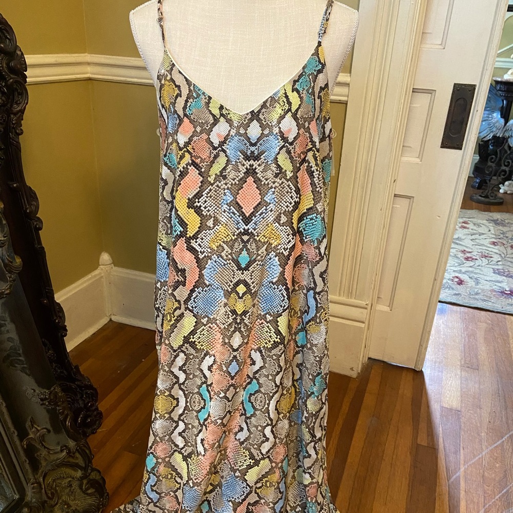 Colorful Skin print dress
